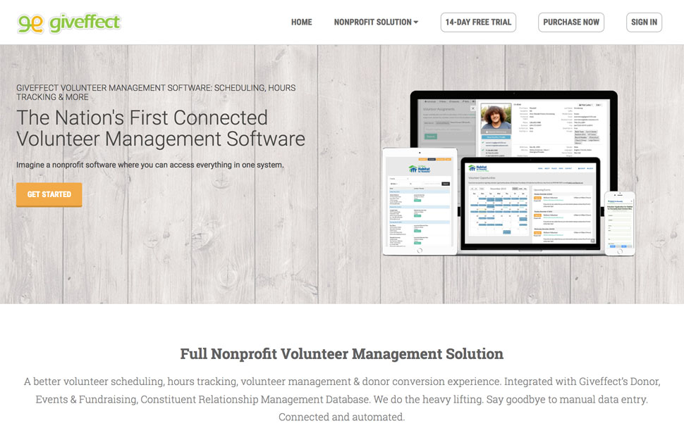 Nonprofit Volunteer Management Software Giveffect