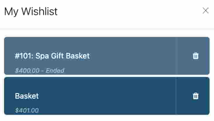 Supporter Wishlist with Giveffect