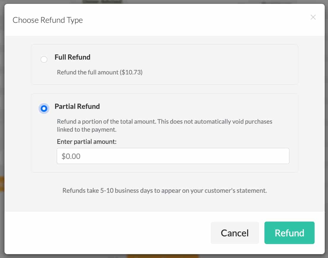 Partial Refund Available with Giveffect